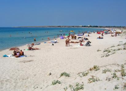 Крым оленевка тарханкут песчаный пляж