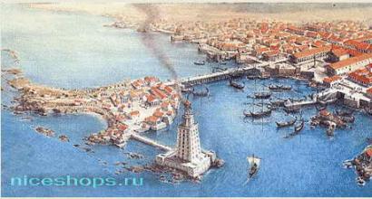 Lighthouse of Alexandria (Faros) - interesting historical facts 7 of the wonders of the world Pharos lighthouse
