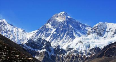 The highest peaks of the world on all continents