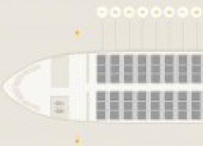 Airbus A321 aircraft: numbering of seats in the cabin, seating diagram, best seats
