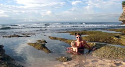 In Bali with a small child - first impressions