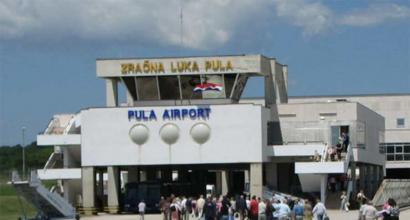 How to get to Pula airport in Croatia